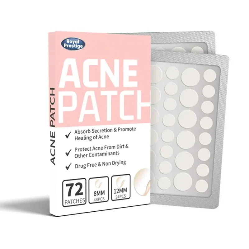 72Pcs Invisible Pimple Removal Acne Patches